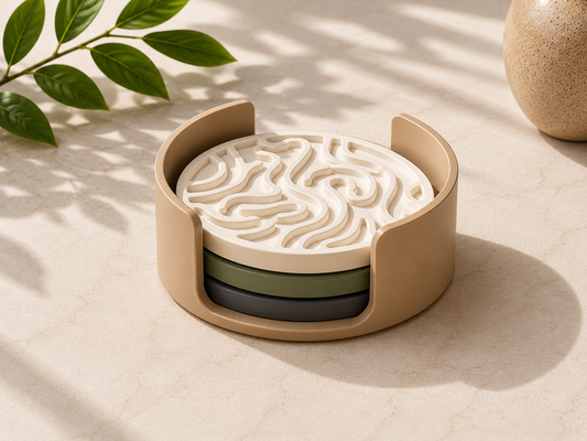 Wavy Coasters Storage Holder
